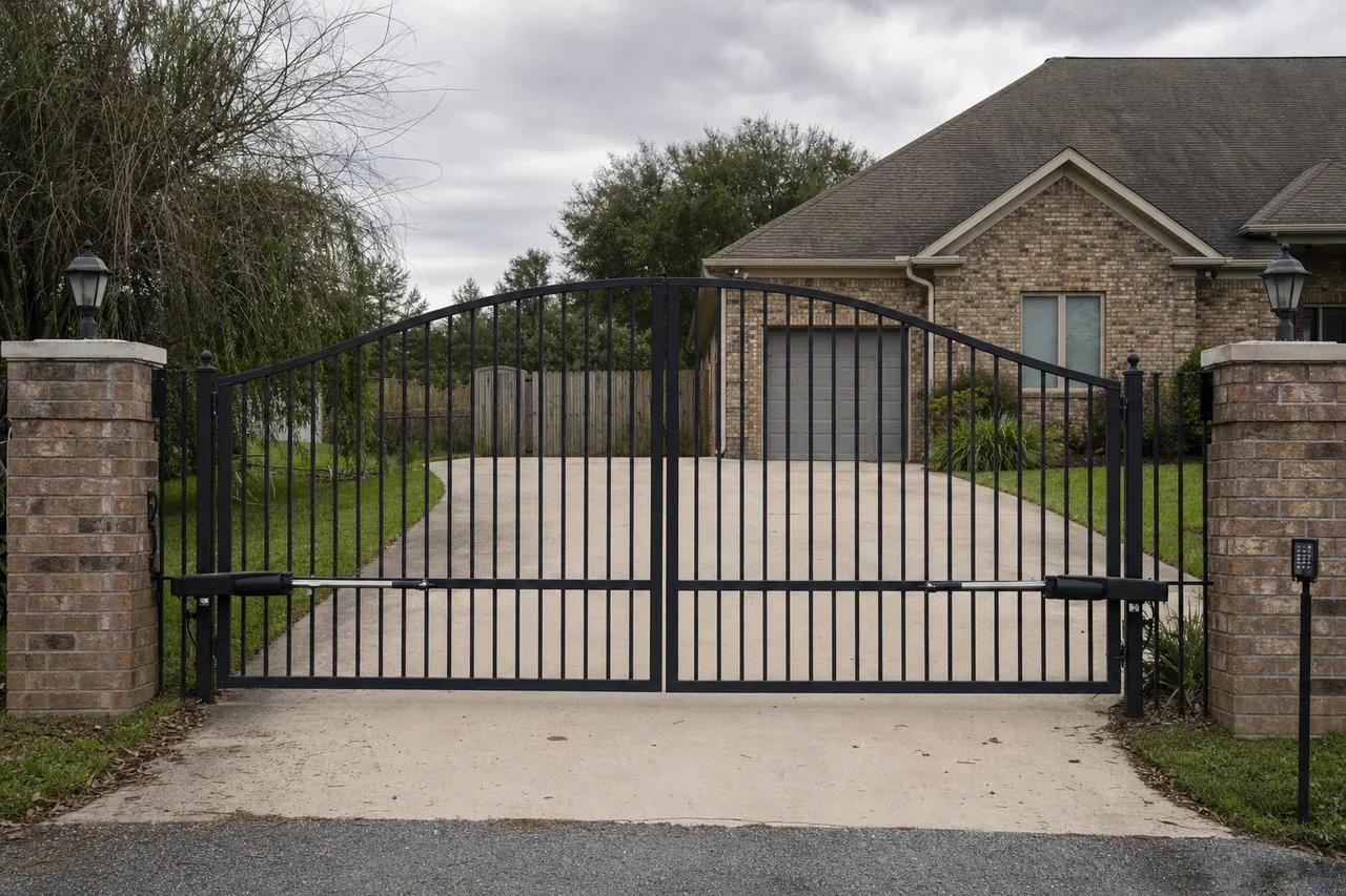 Driveway gate and operator in Atlanta, GA