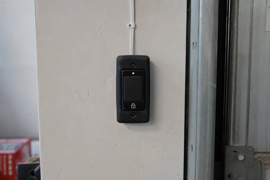 Opener wall control inside a garage in Atlanta, GA
