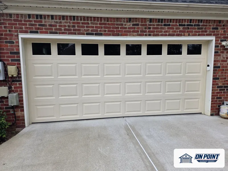 New door with a window row, photo from one of our jobs